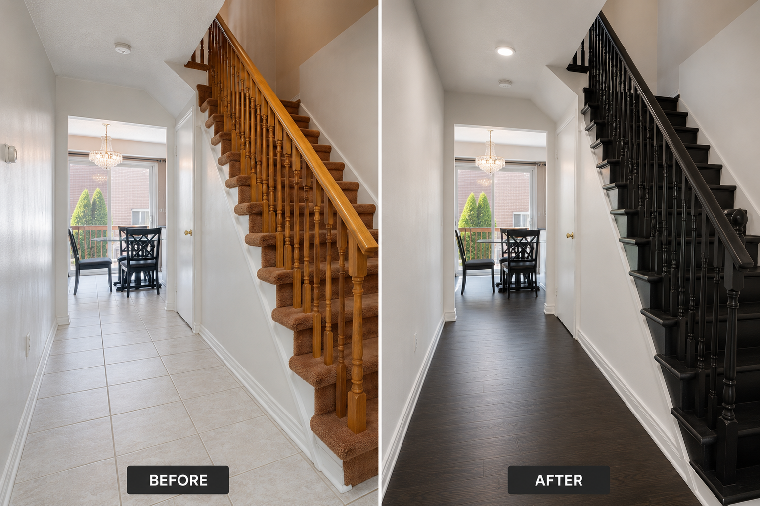 Custom Staircase Renovation